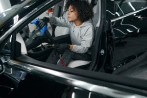 Professional auto detailer from Cab Detailing servicing vehicles in Morris County, NJ